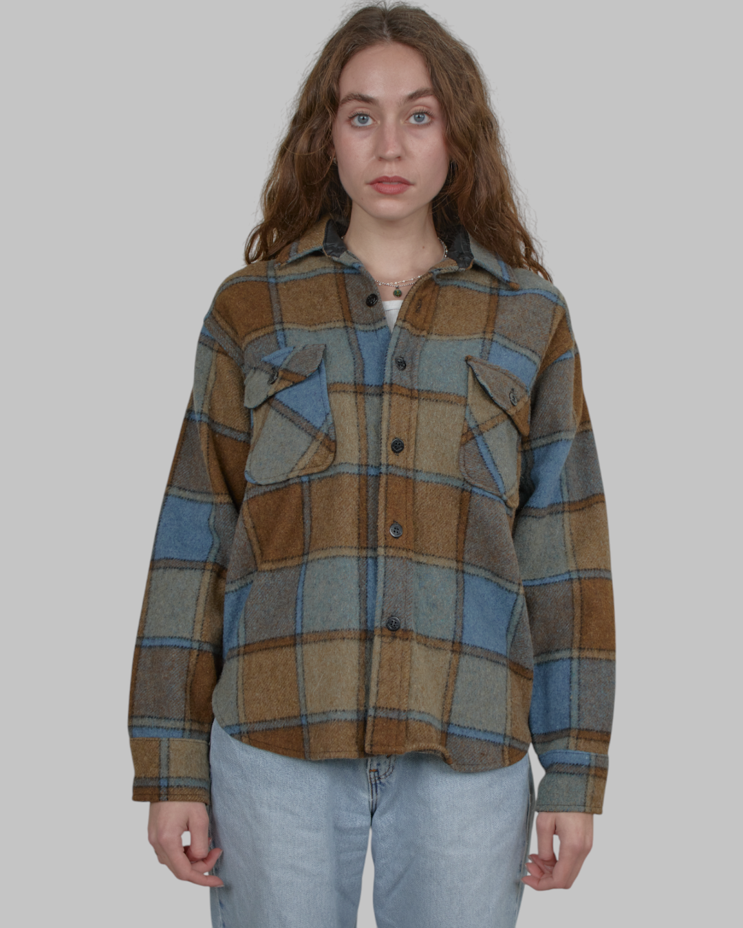 (M) 90s Flannel Shacket