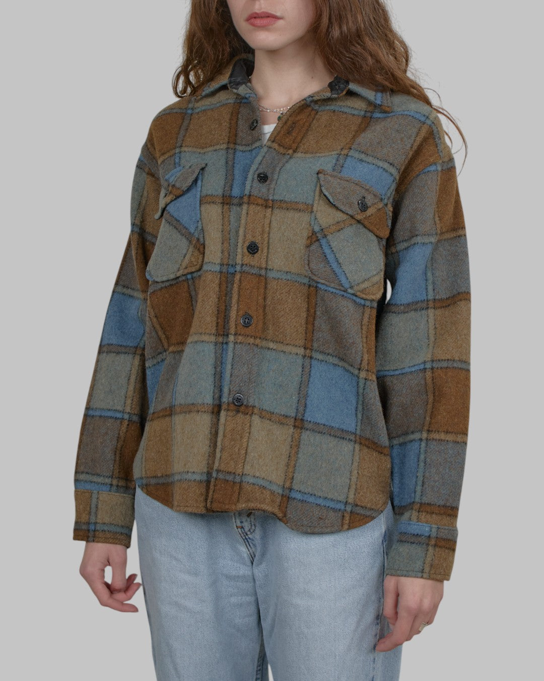 (M) 90s Flannel Shacket