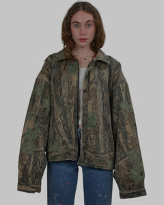 (XL/XXL) 90s Camo Jacket