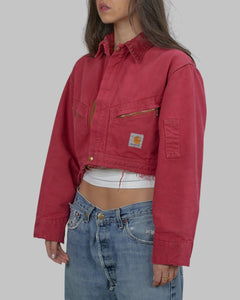 (XS) 90s Pink Cropped Carhartt