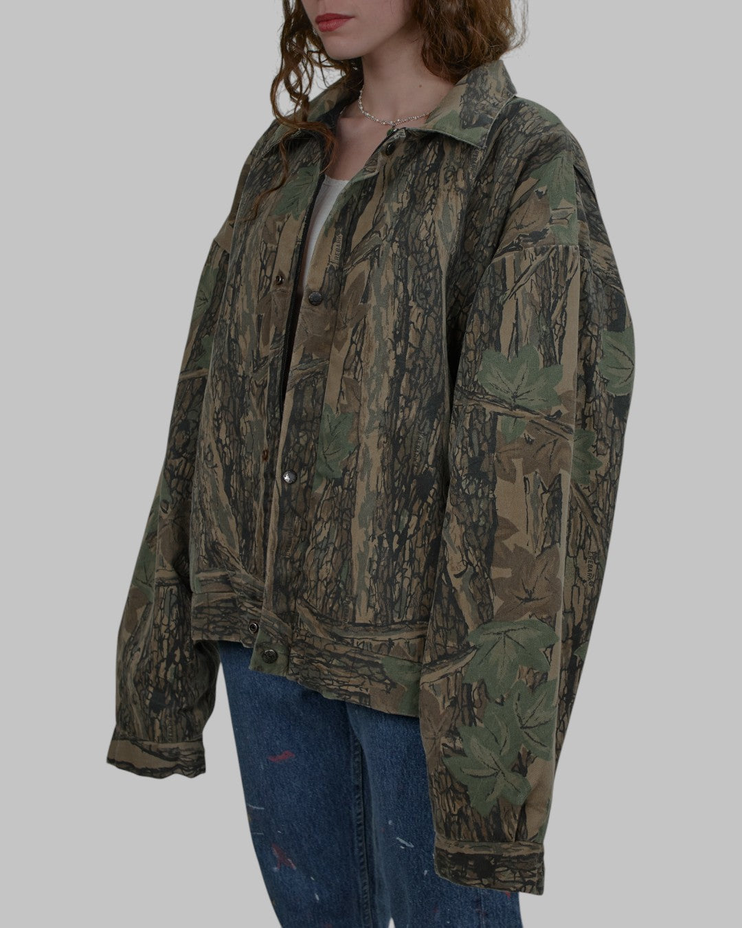 (XL/XXL) 90s Camo Jacket