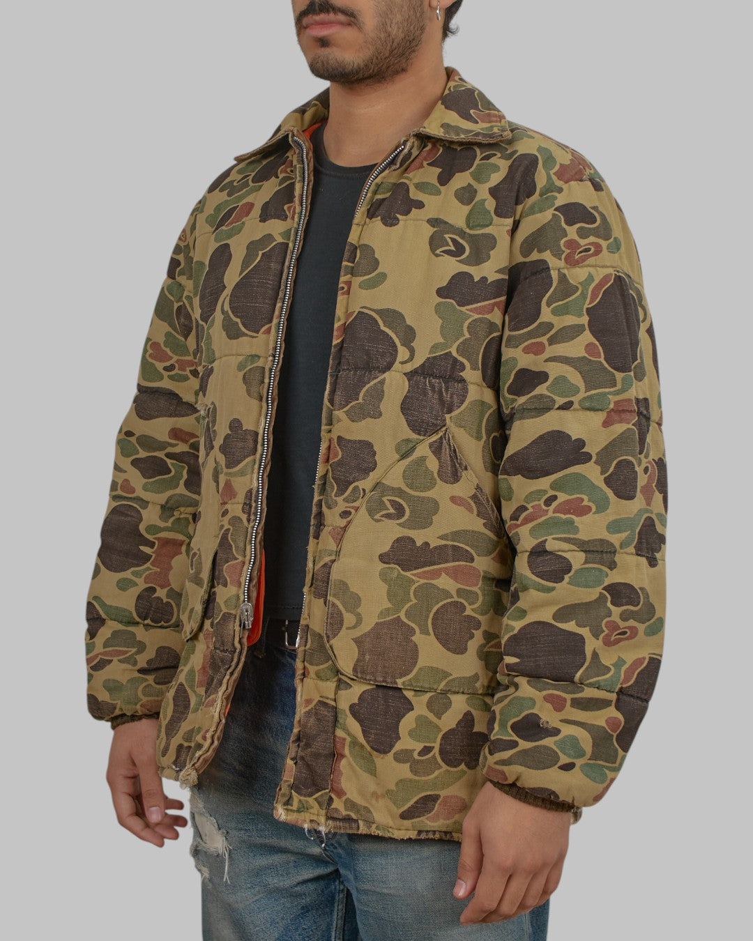 (M) 90s Camo Coat