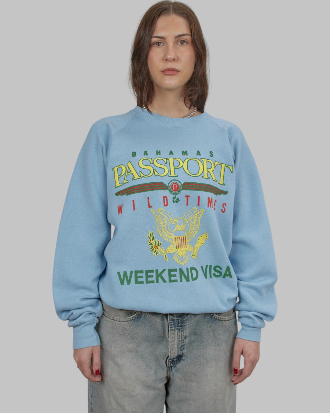 (M) 90s Bahamas Passport Weekend Visa
