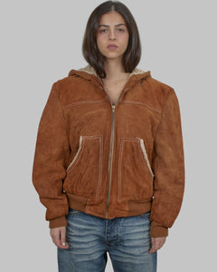 (S/M) 80s Suede Jacket