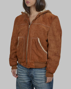 (S/M) 80s Suede Jacket