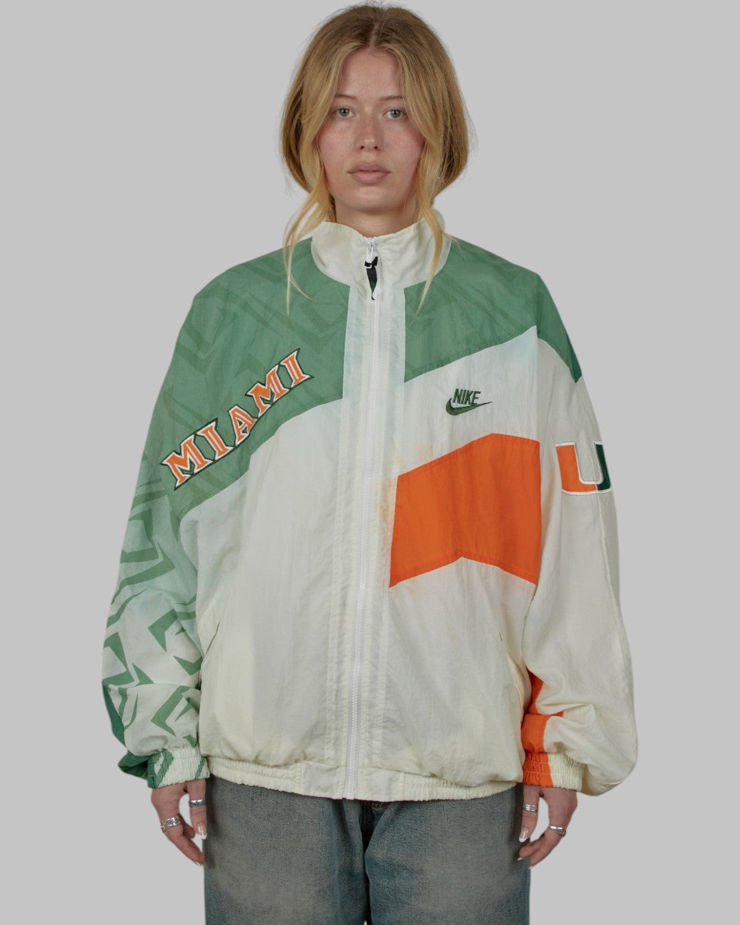 (L/XL) 90s University of Miami Hurricanes