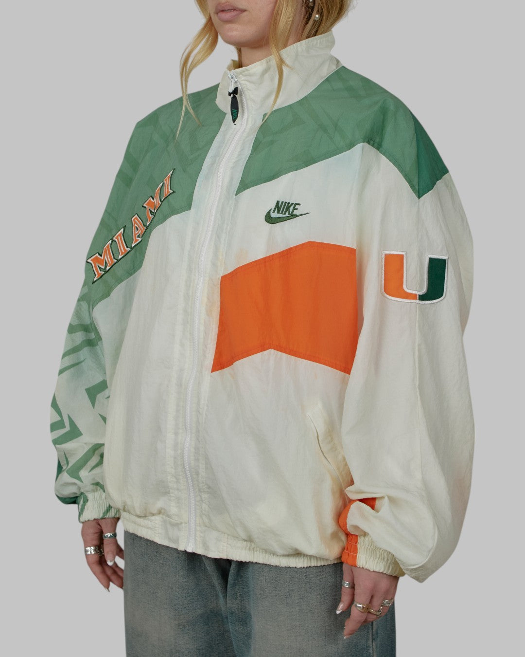 (L/XL) 90s University of Miami Hurricanes