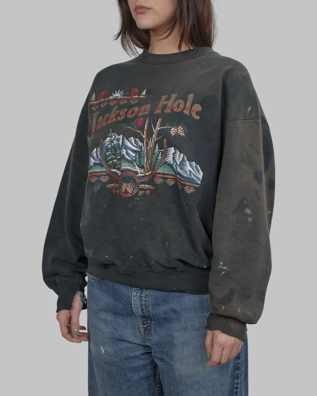 (M/L) 90s Jackson Hole Wyoming
