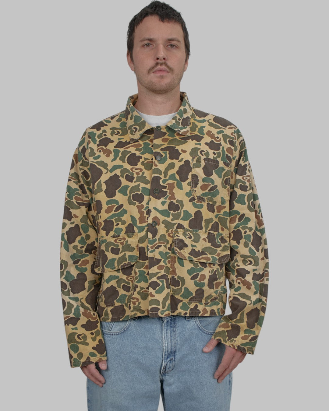 (L) 80s Camo Shirt