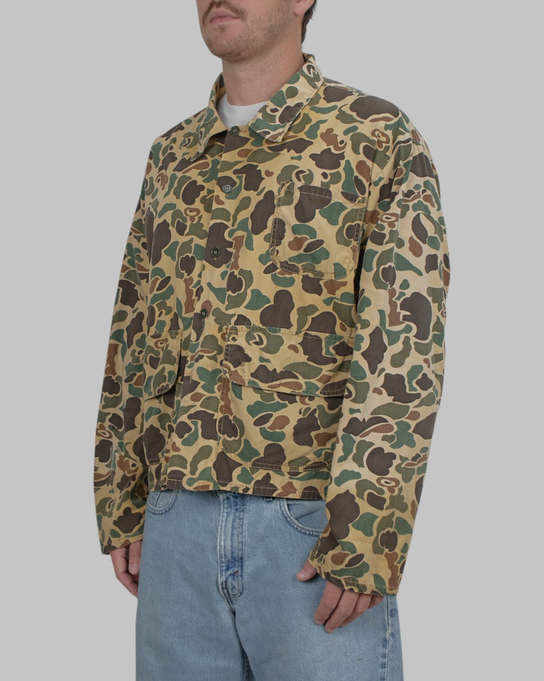 (L) 80s Camo Shirt