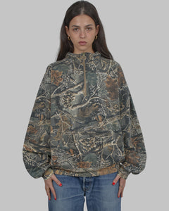 (XL/XXL) 00s Camo Quarterzip
