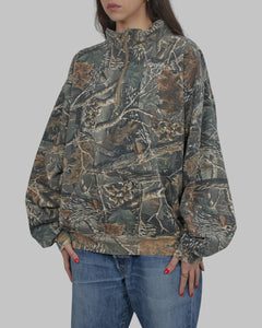 (XL/XXL) 00s Camo Quarterzip