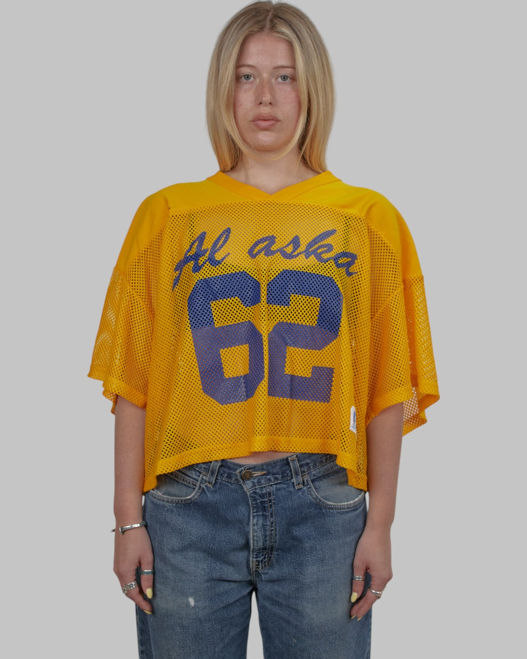 (M/L) 90s Alaska Mesh Jersey