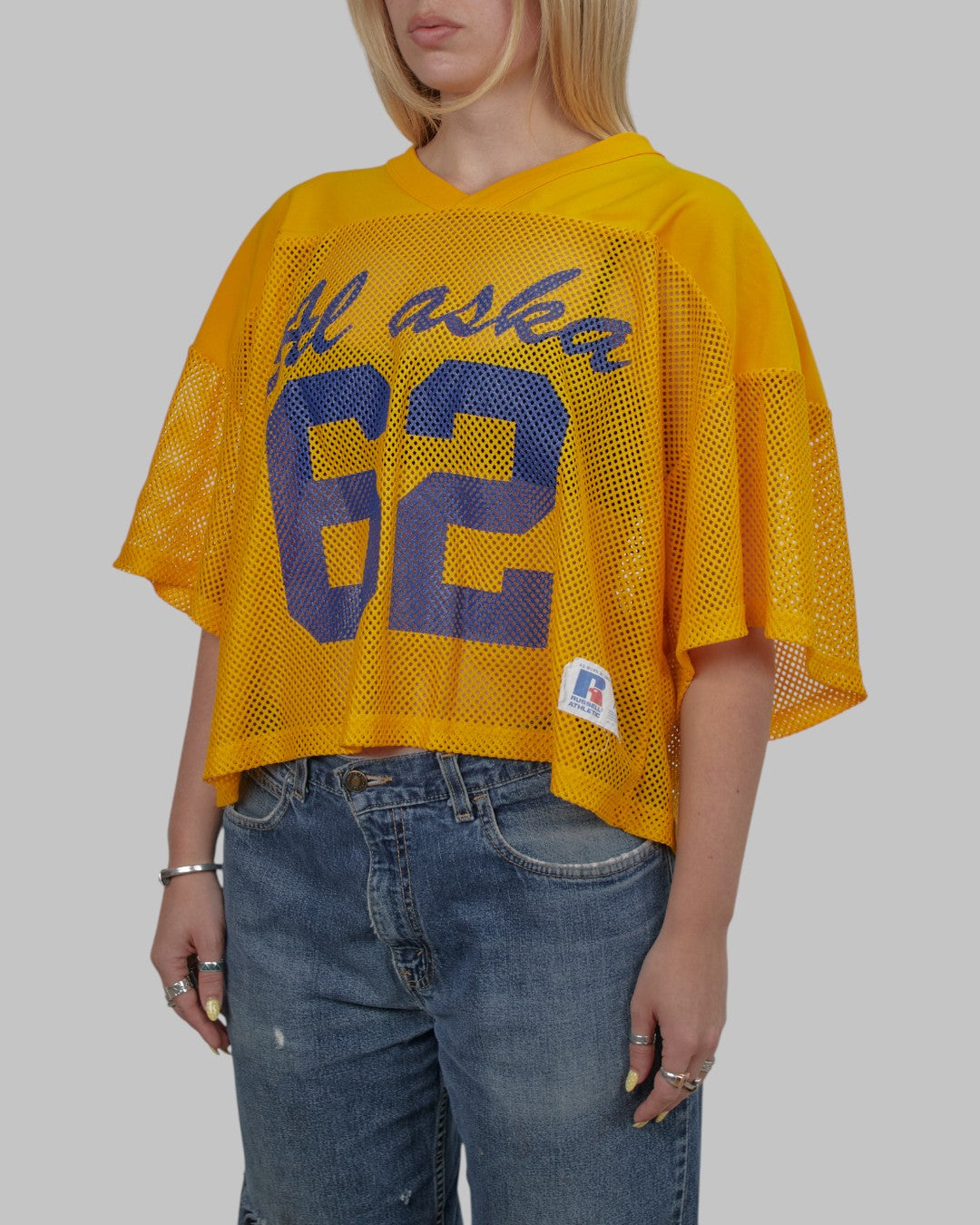 (M/L) 90s Alaska Mesh Jersey