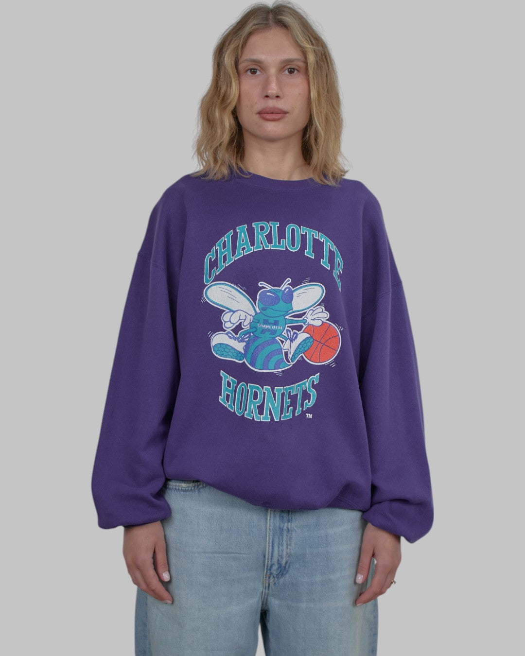 (L) 90s Charlotte Hornets