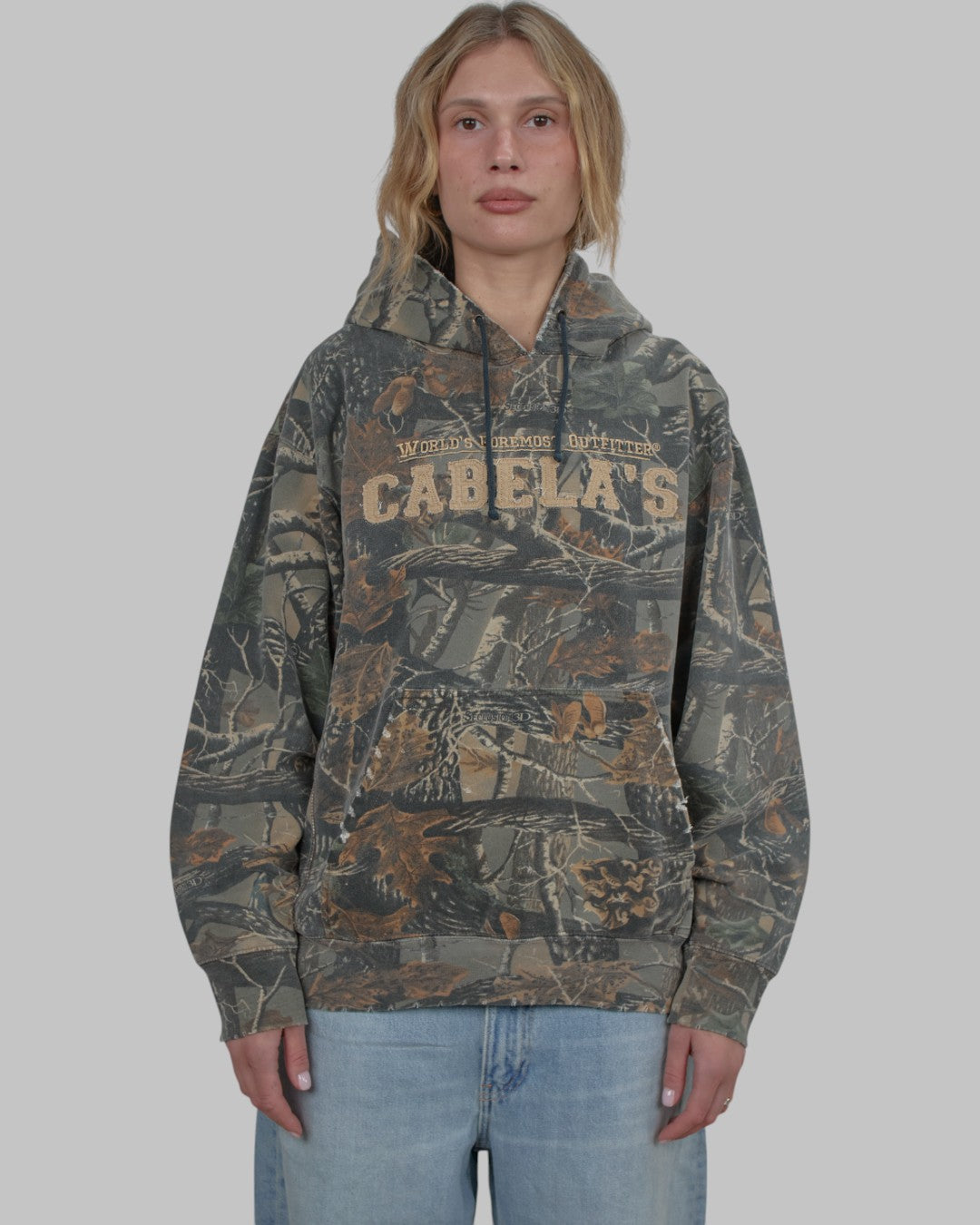 (M) 00s Hunting Camo Hoodie
