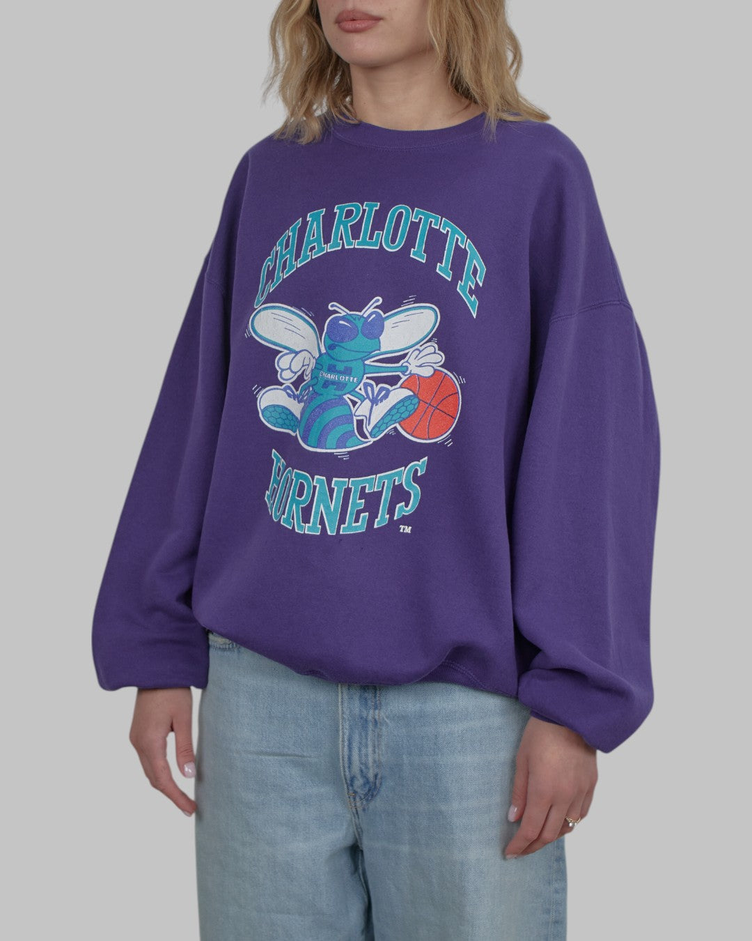 (L) 90s Charlotte Hornets