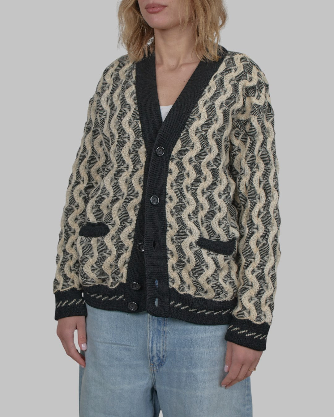 (S/M) 80s Coogi Cardigan