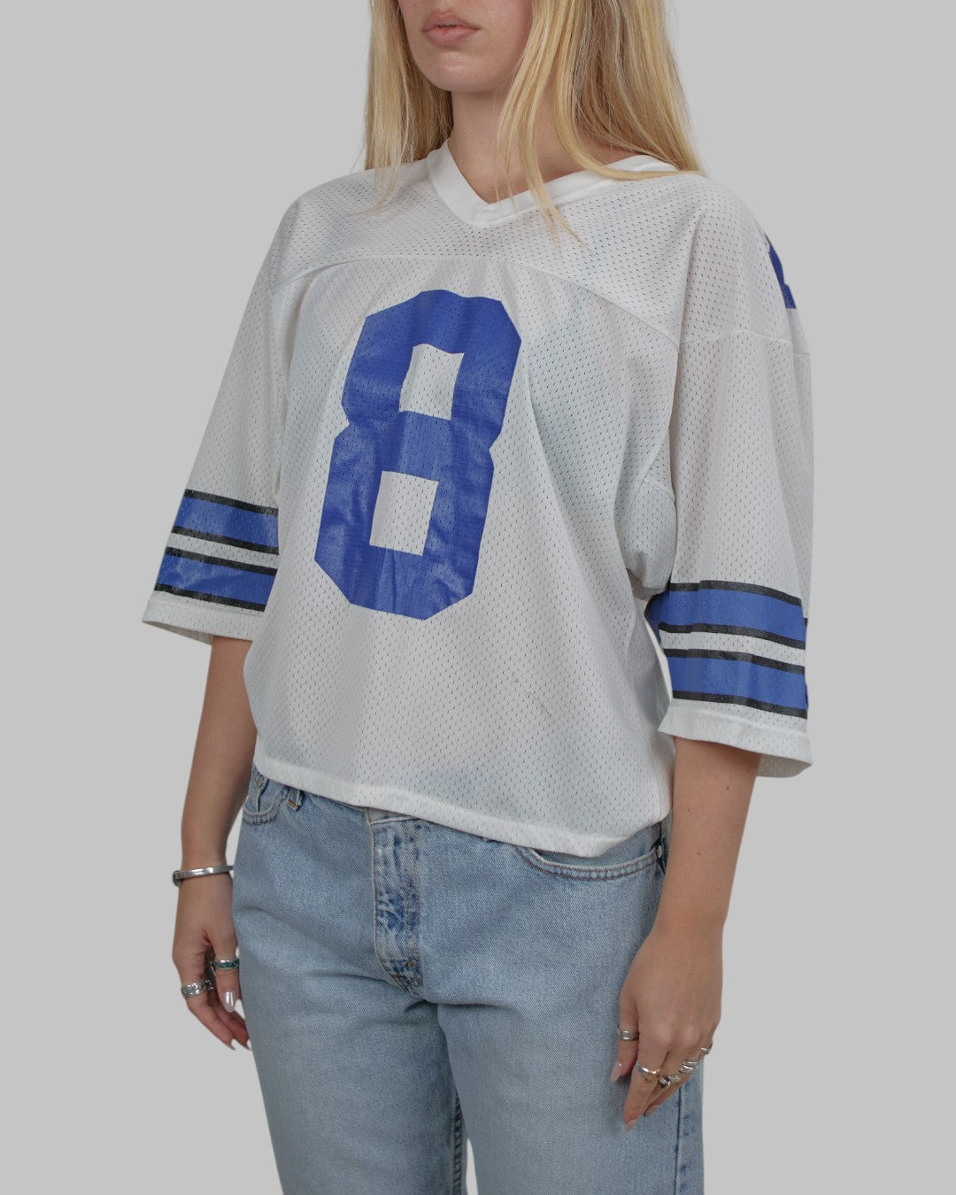 (M) 80s Mesh Cropped Jersey