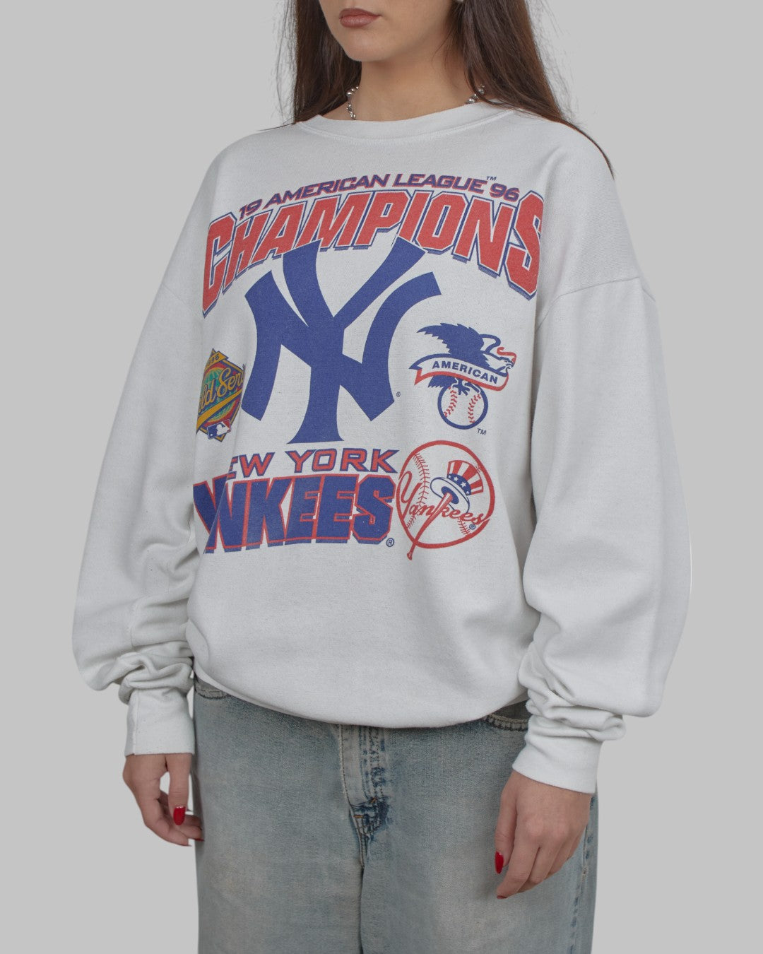 (L/XL) 90s New York Yankees
