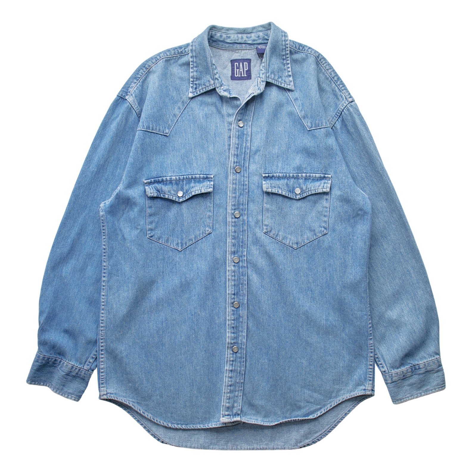 (M) 90s Gap Denim Button-down