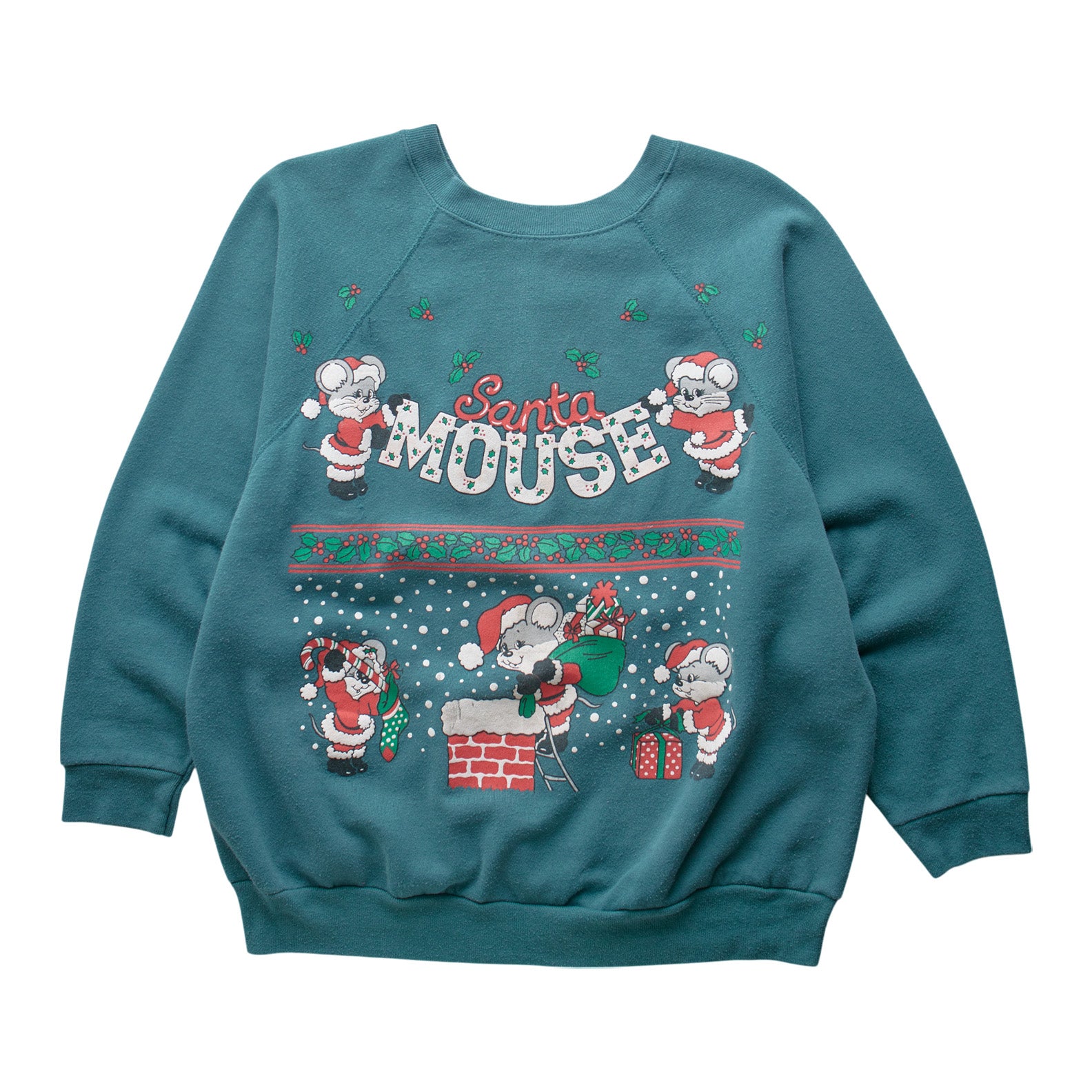 (XL) 80s Santa Mouse