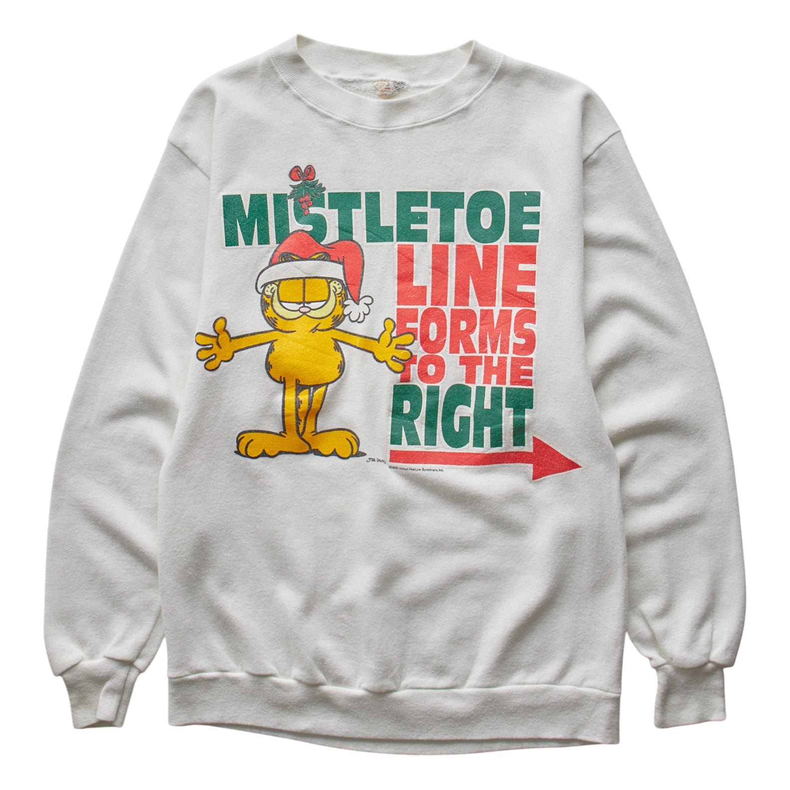 (S) 90s Garfield Mistletoe Line