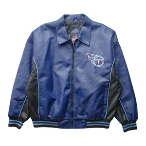 (L) 00s Tennessee Titans Leather Jacket