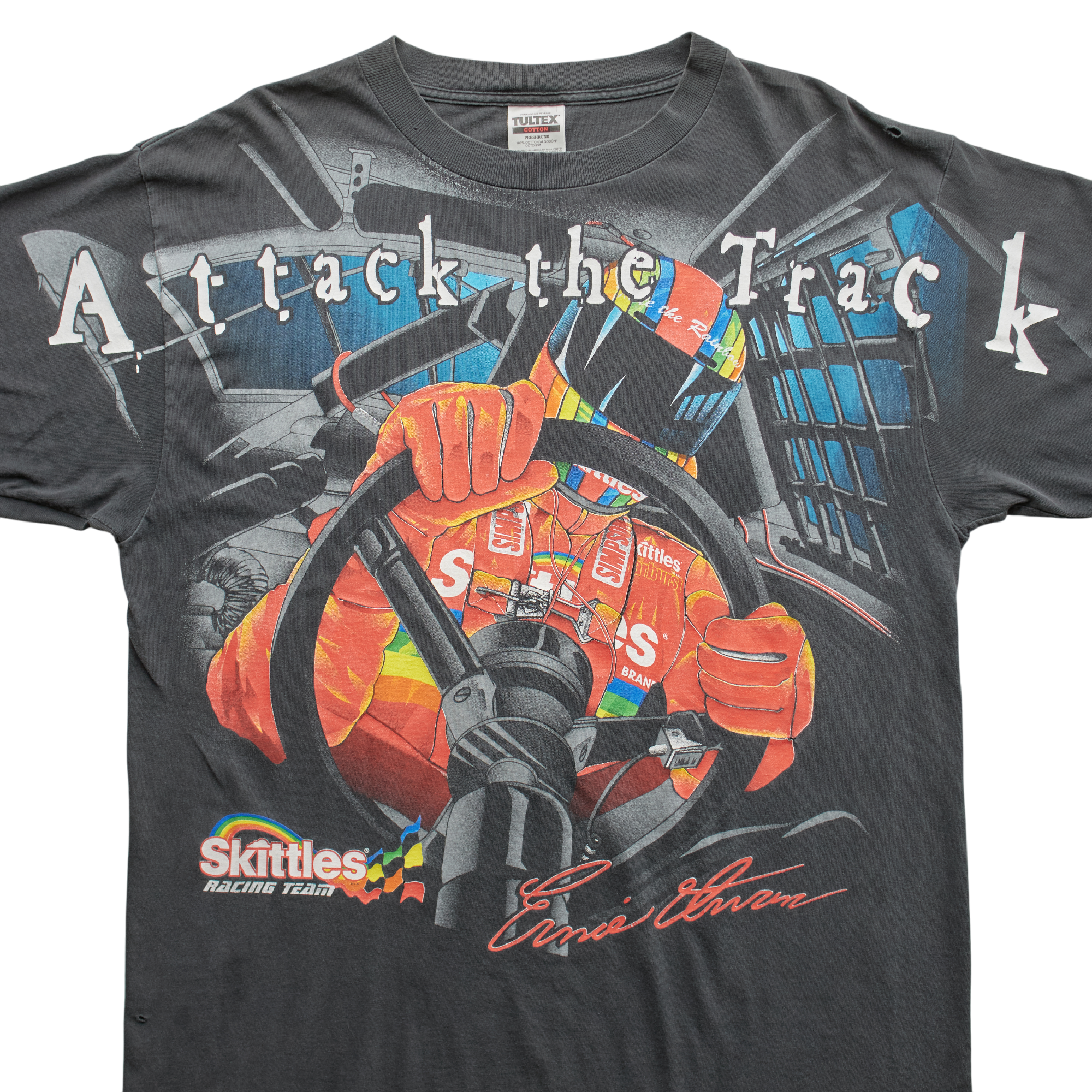 (XL) 90s Skittles Racing Team