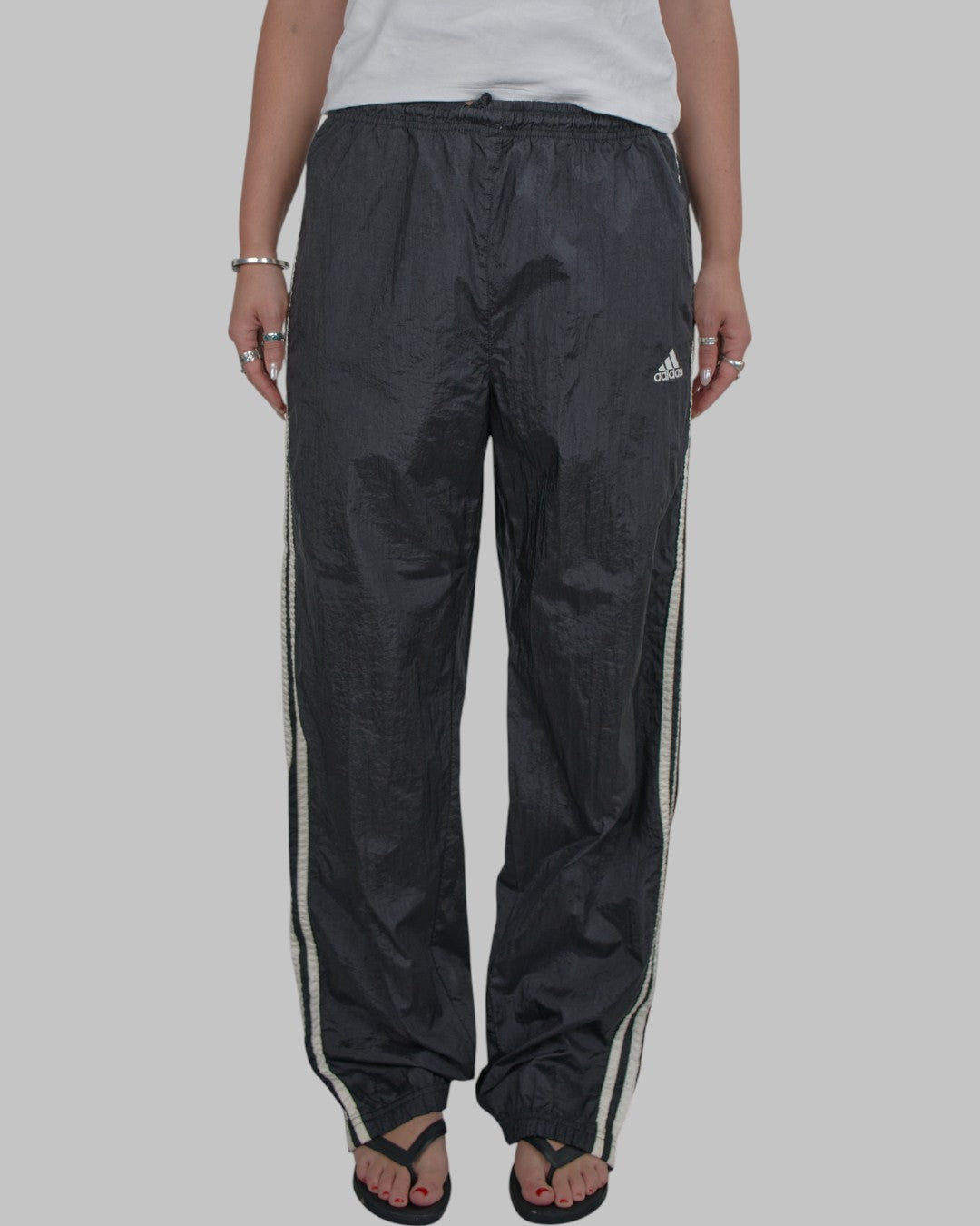 (L) 90s Adidas Track Pants