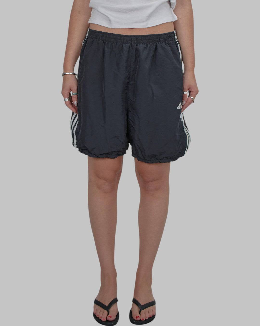 (L) 90s Adidas Track Shorts