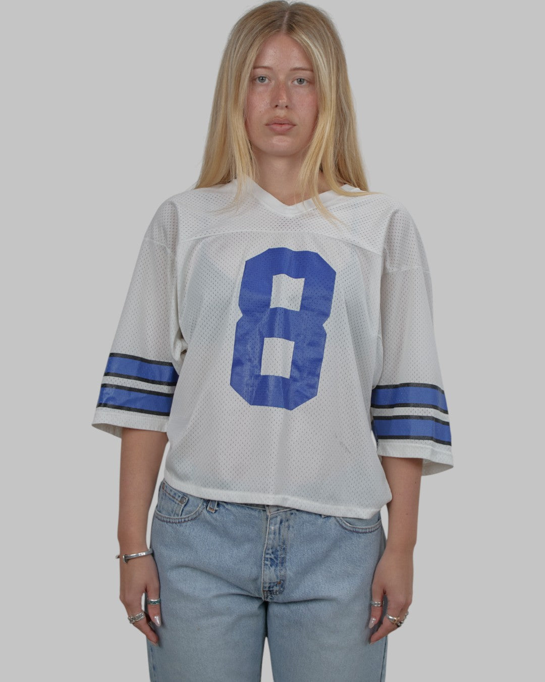 (M) 80s Mesh Cropped Jersey