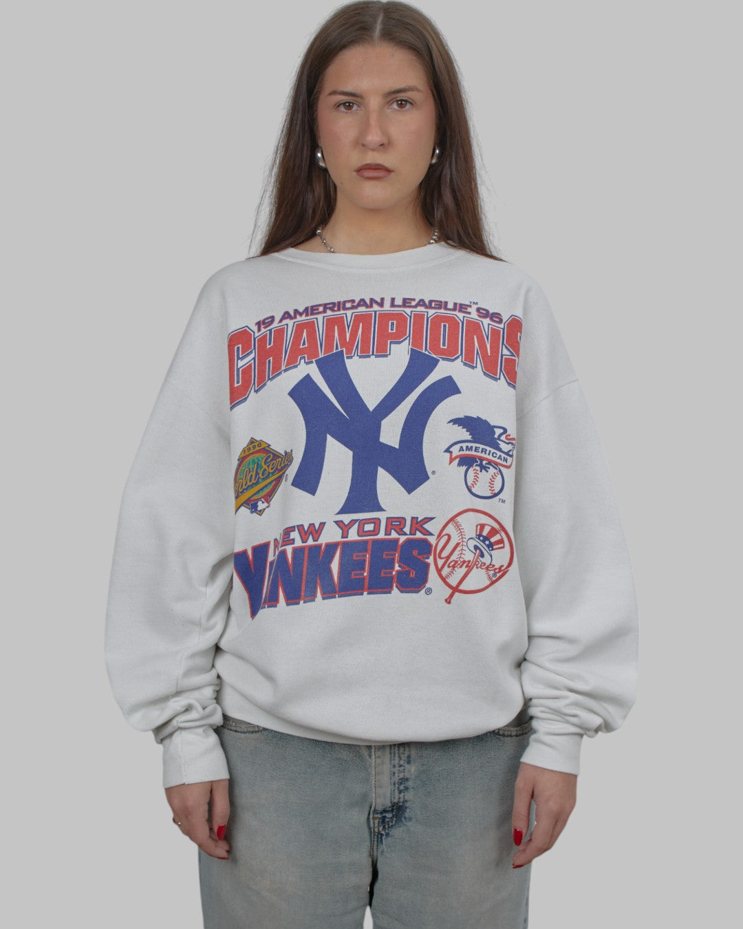 (L/XL) 90s New York Yankees