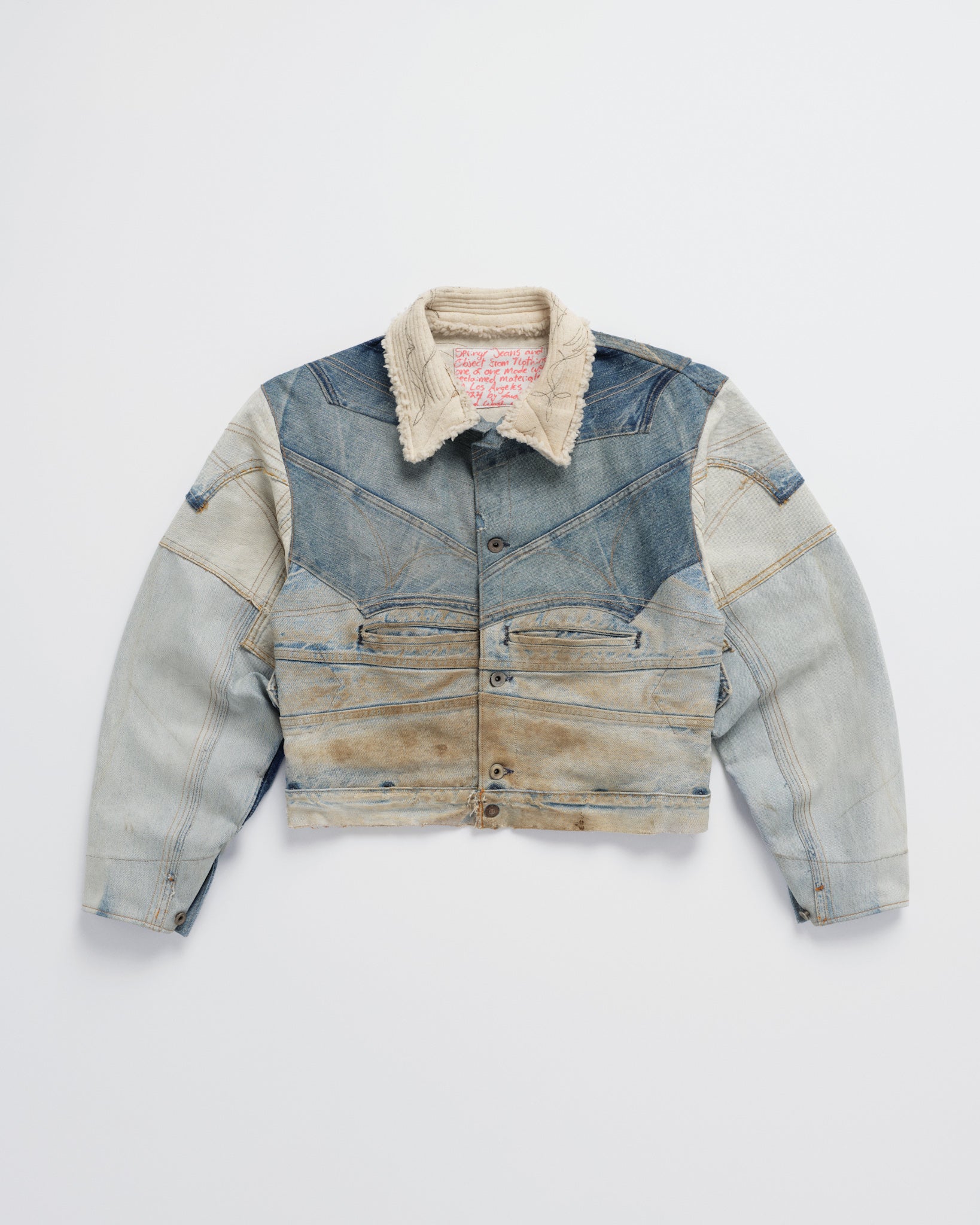 OFN x SPRINGY - (L) DIRTY DENIM JACKET